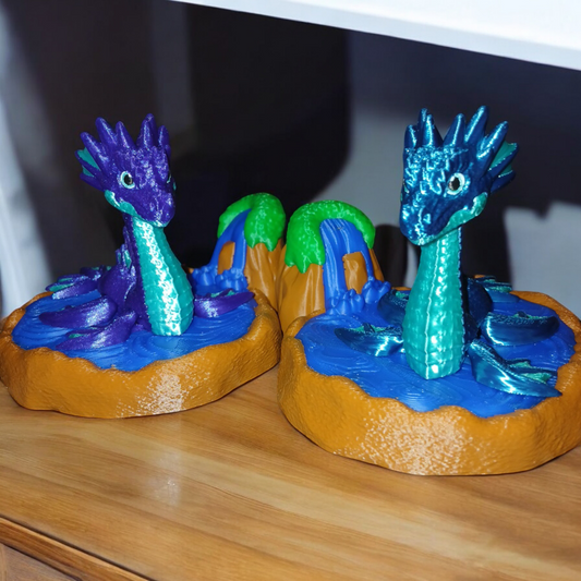 Water Dragon Fidget Statue