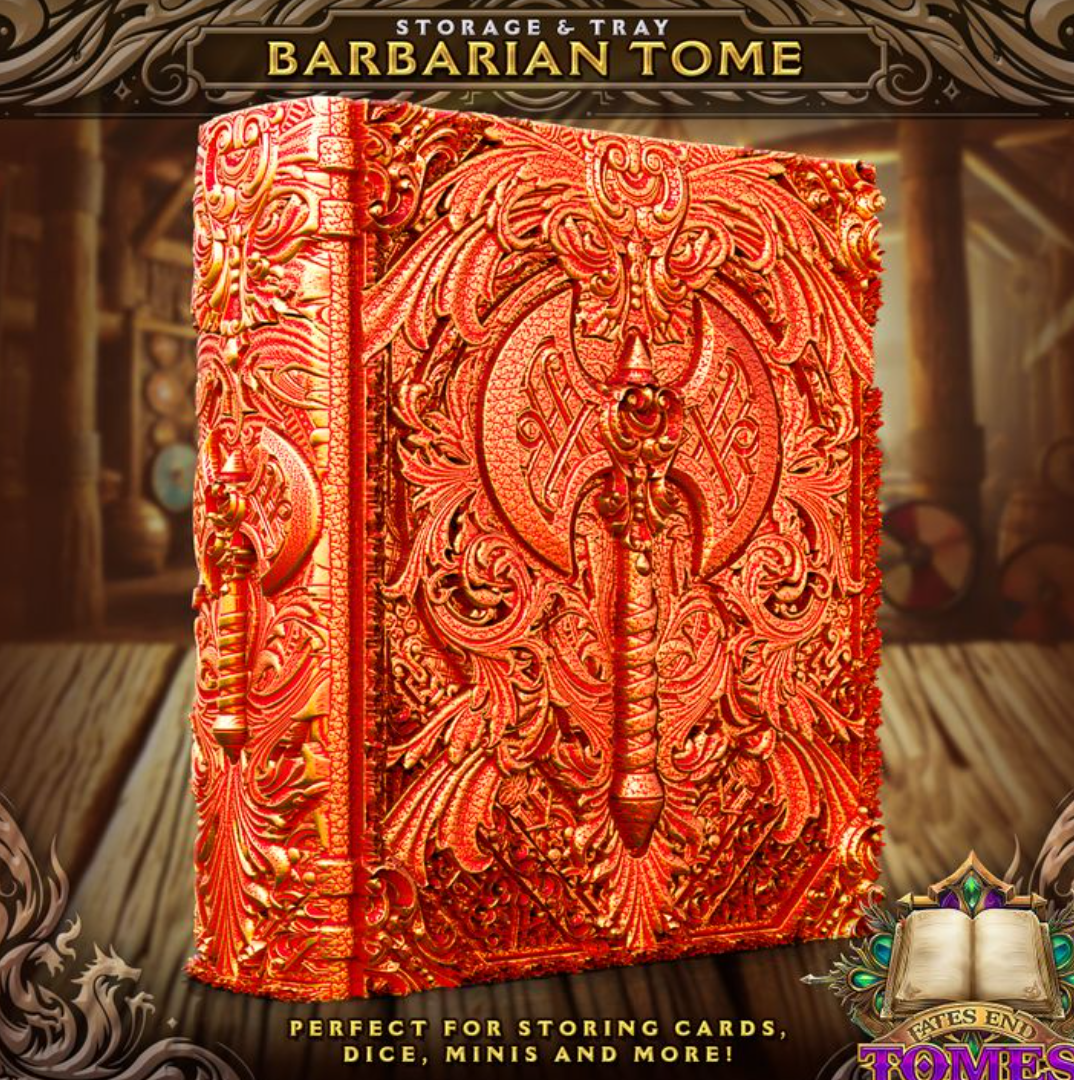 Barbarian Tome - Storage Box