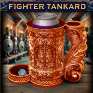 Fighter's Flask Dice Tower Vault