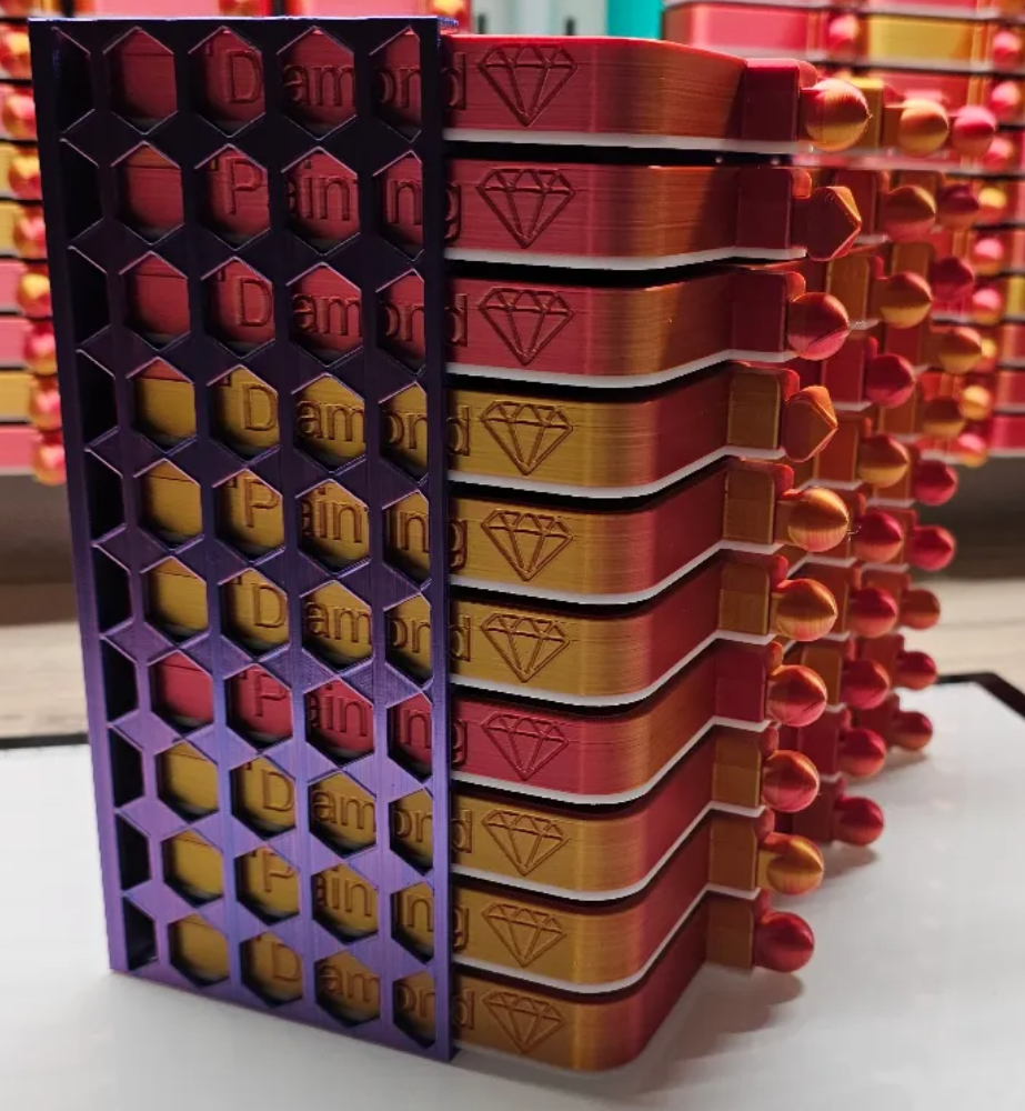Hex Diamond Painting Tray Storage | Custom color pick