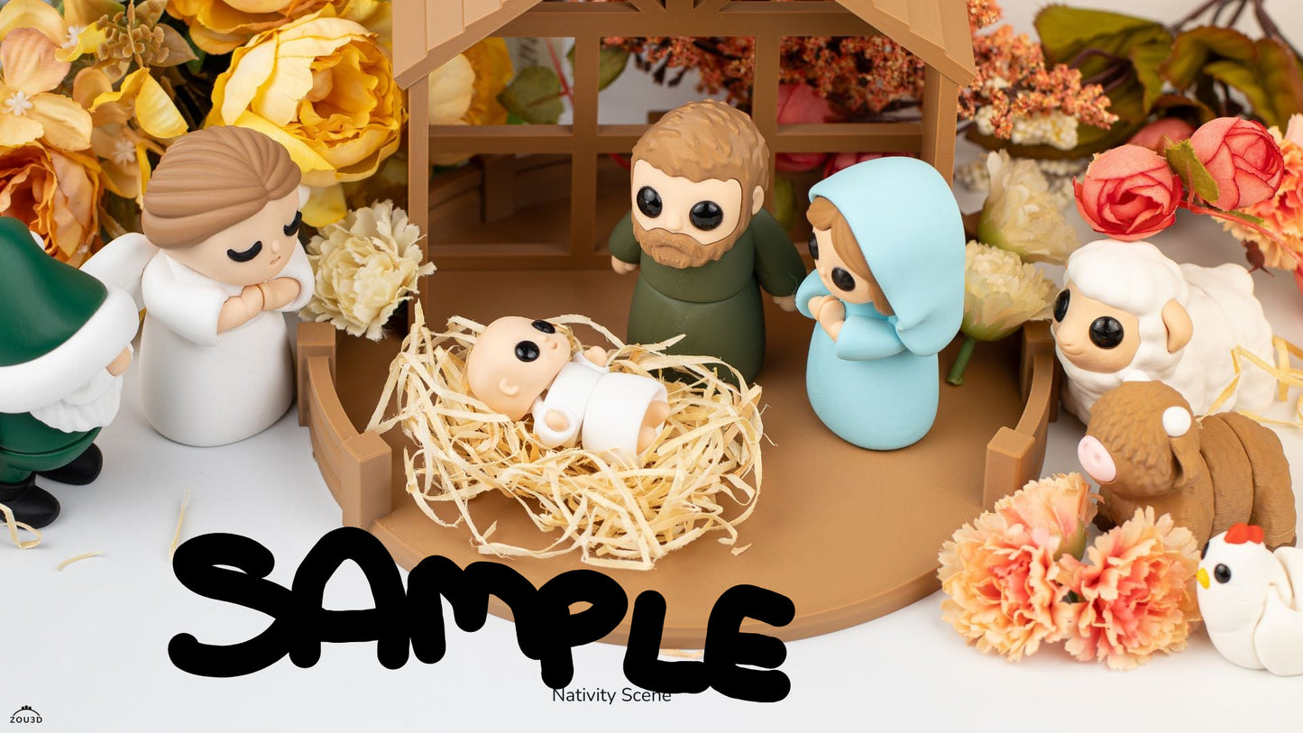 Nativity Fidget Scene
