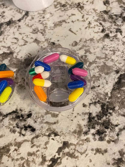 Faux Pills Tumbler Topper Custom - 3D printed
