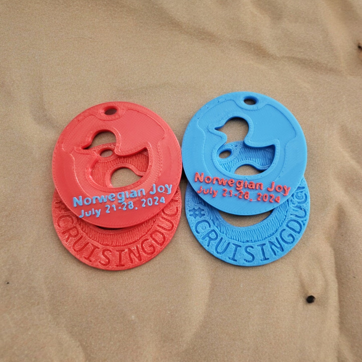 Personalized Duck Coins Cruise Ship Exchange - Handcrafted Luxury Décor