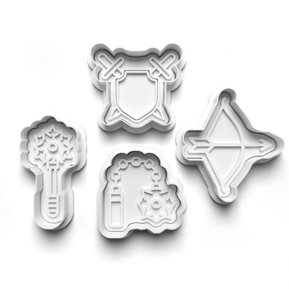 Weaponry Cookie Cutter Stamp Set
