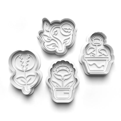 Plants Cookie Cutter Stamp Set