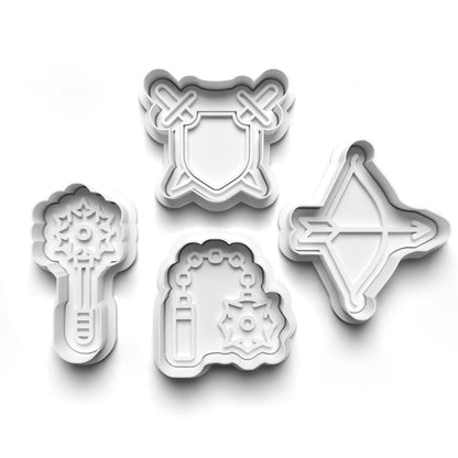 Weaponry Cookie Cutter Stamp Set