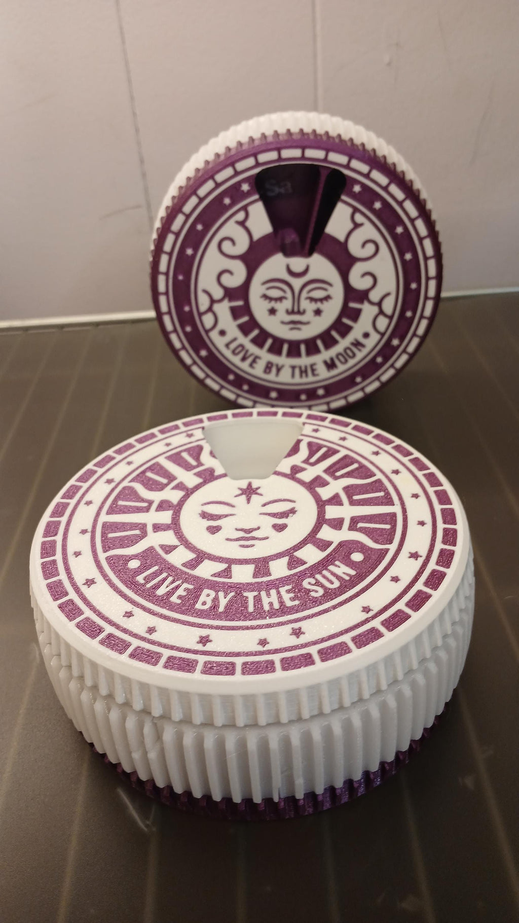 Sun And Moon Pill Organizer | 3D Printed Weekly Medication Box