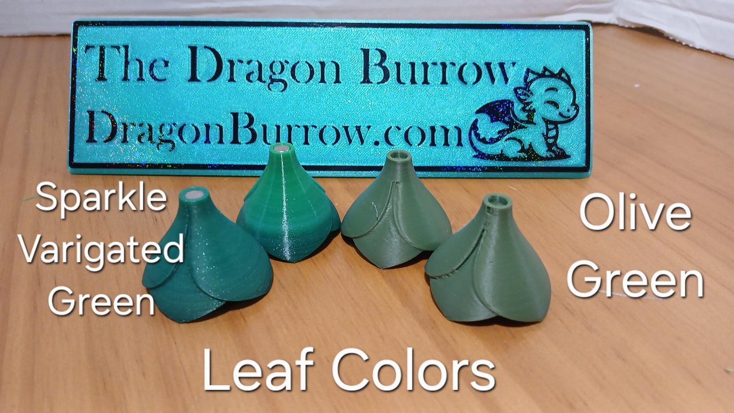 Budsy Flower Pill Bud Replacement Organizer | 3D Printed Weekly Medication Box | Magnetic Bloom Flowers