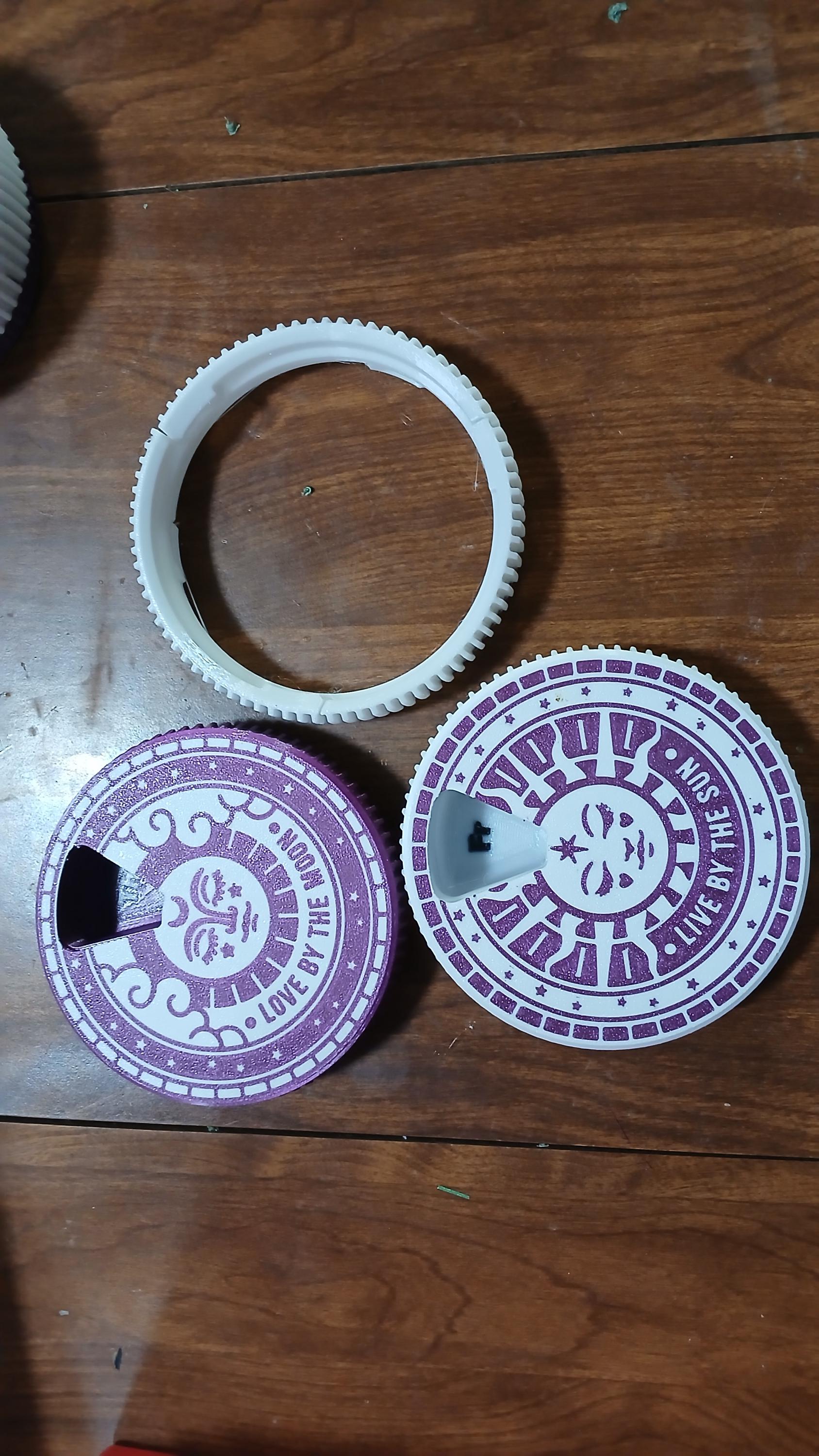 Sun And Moon Pill Organizer | 3D Printed Weekly Medication Box