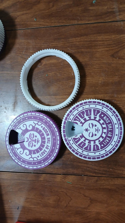 Sun And Moon Pill Organizer | 3D Printed Weekly Medication Box