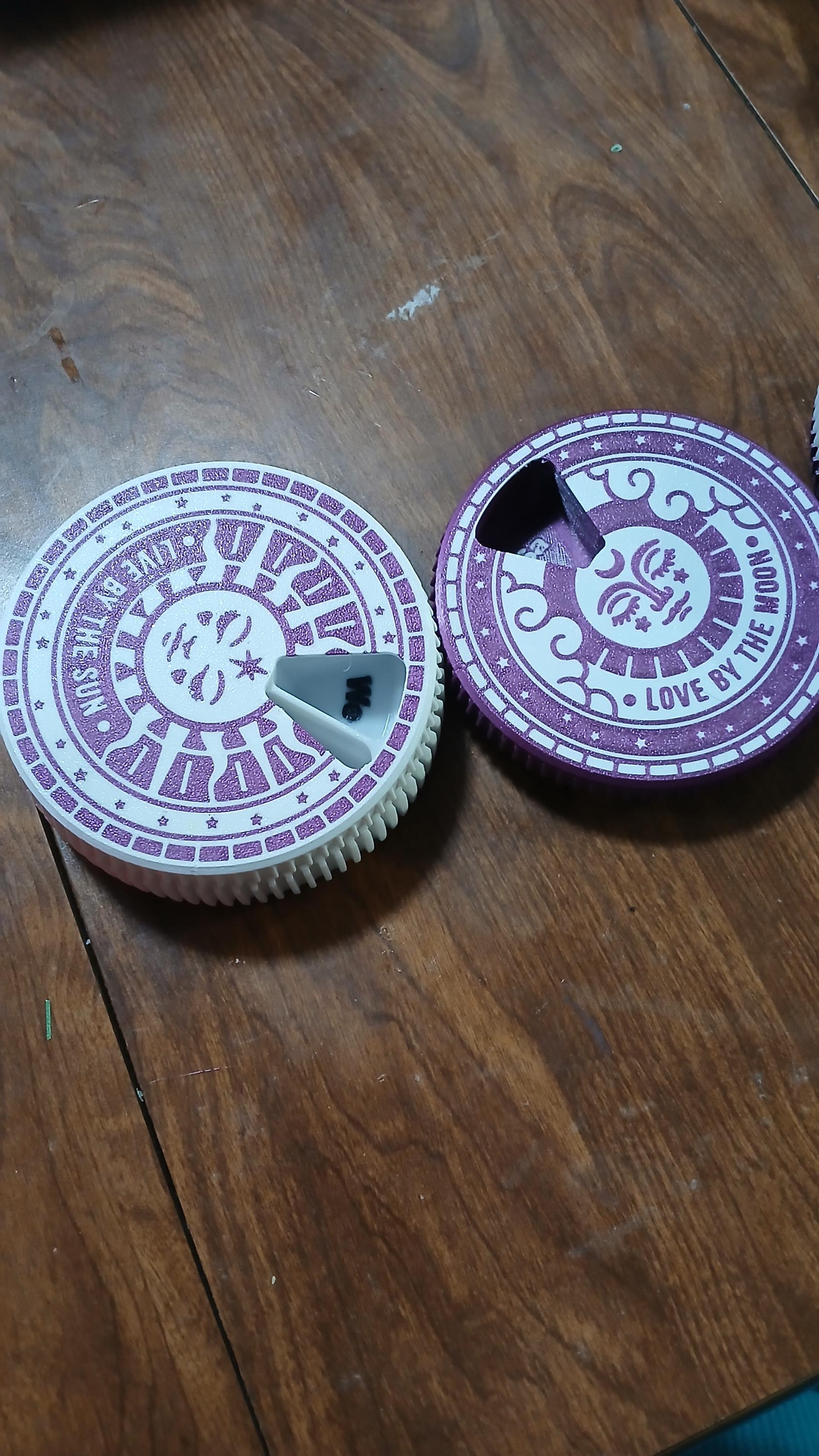 Sun And Moon Pill Organizer | 3D Printed Weekly Medication Box