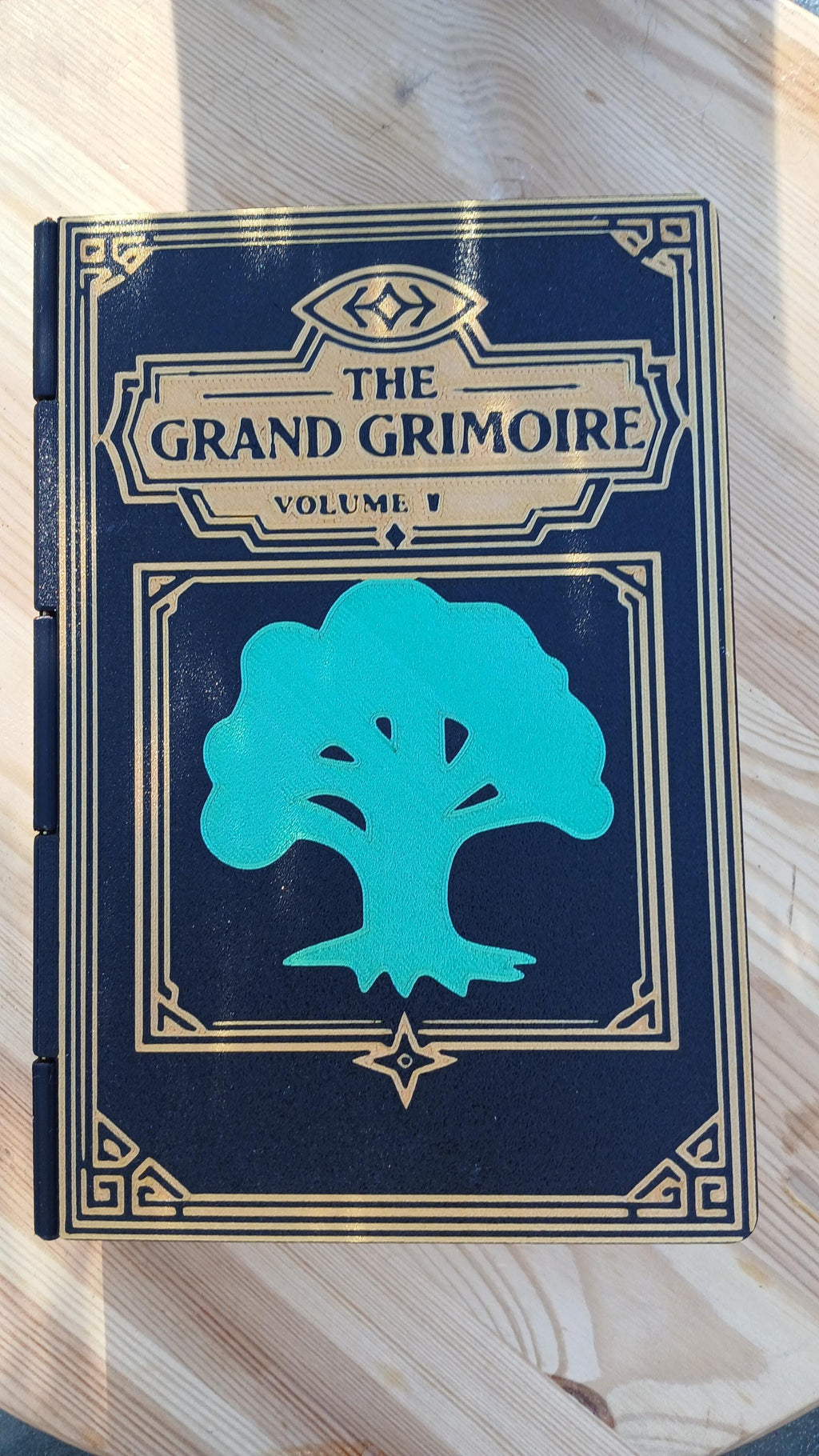 Deck Box Book | Grand Grimoire Vol V Green | Magic The Gathering Commander