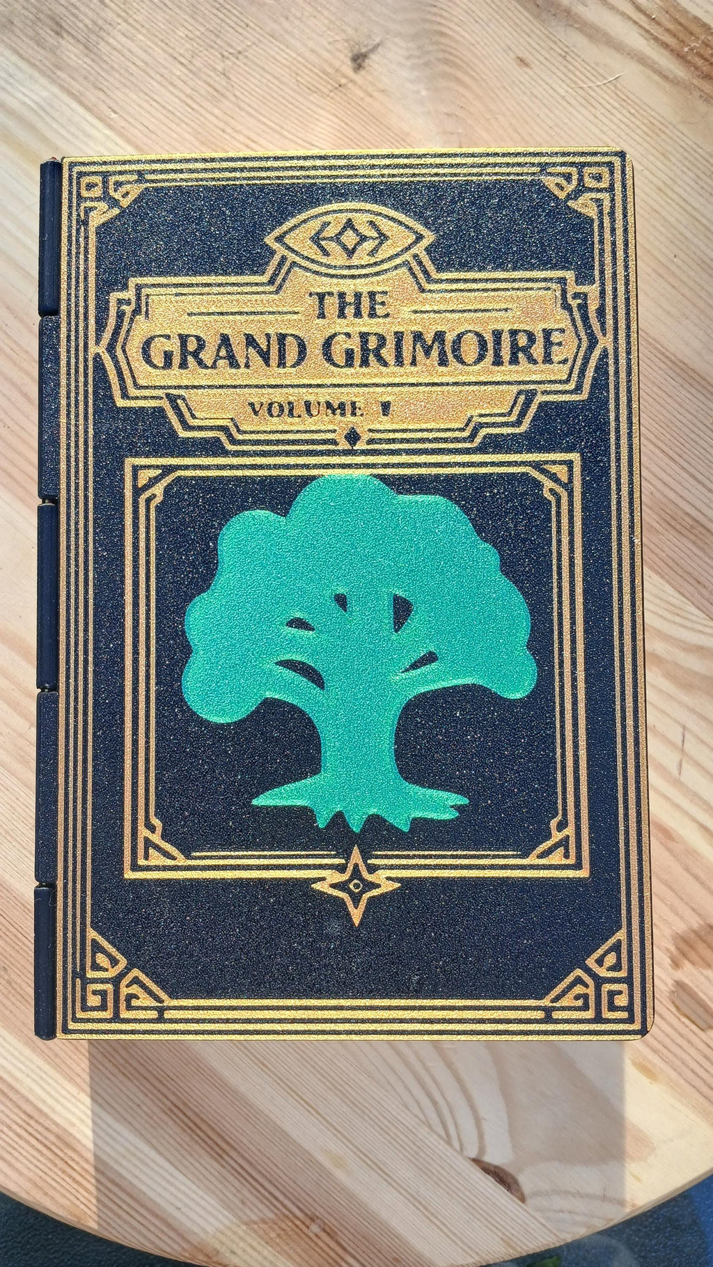 Deck Box Book | Grand Grimoire Vol V Green | Magic The Gathering Commander