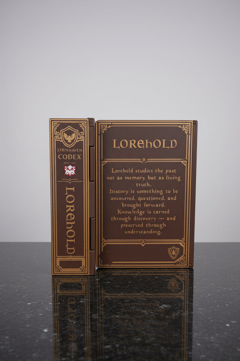 Strixhaven Codex | Lorehold| NFC Tag| Deck Box Book | Magic The Gathering Commander