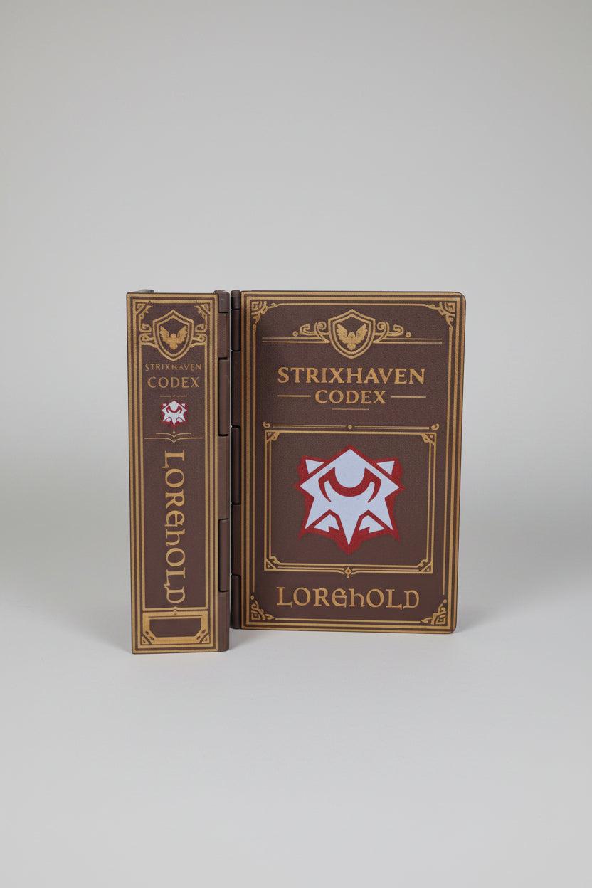 Strixhaven Codex | Lorehold| NFC Tag| Deck Box Book | Magic The Gathering Commander