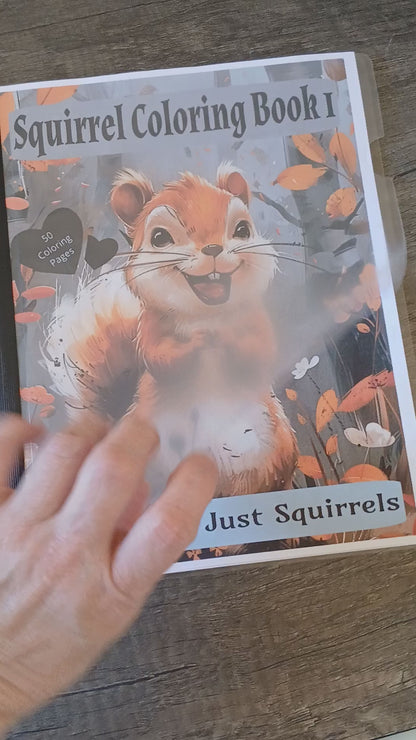 Squirrels Only Coloring Book