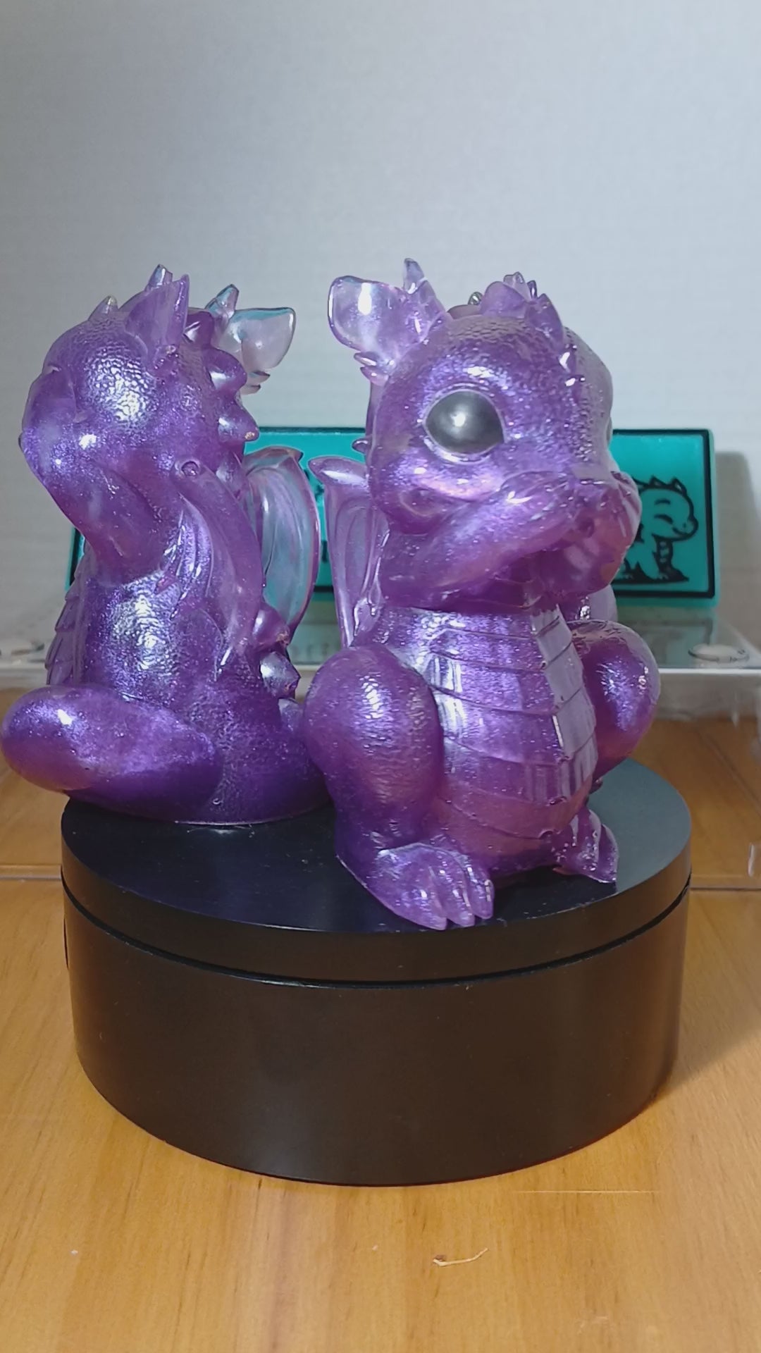 Hear No, Speak No, See No Evil Dragon Set | Purple