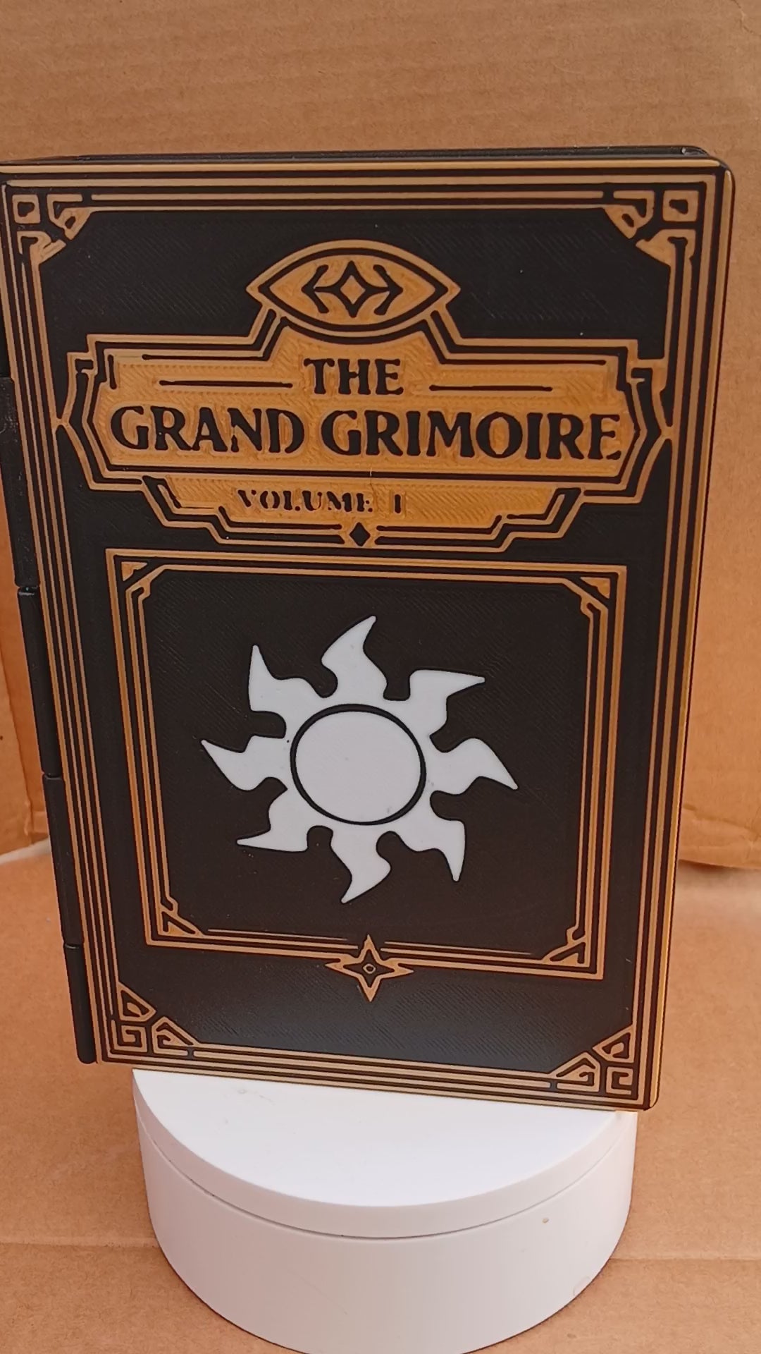 Grand Grimoire Vol I White Deck Box