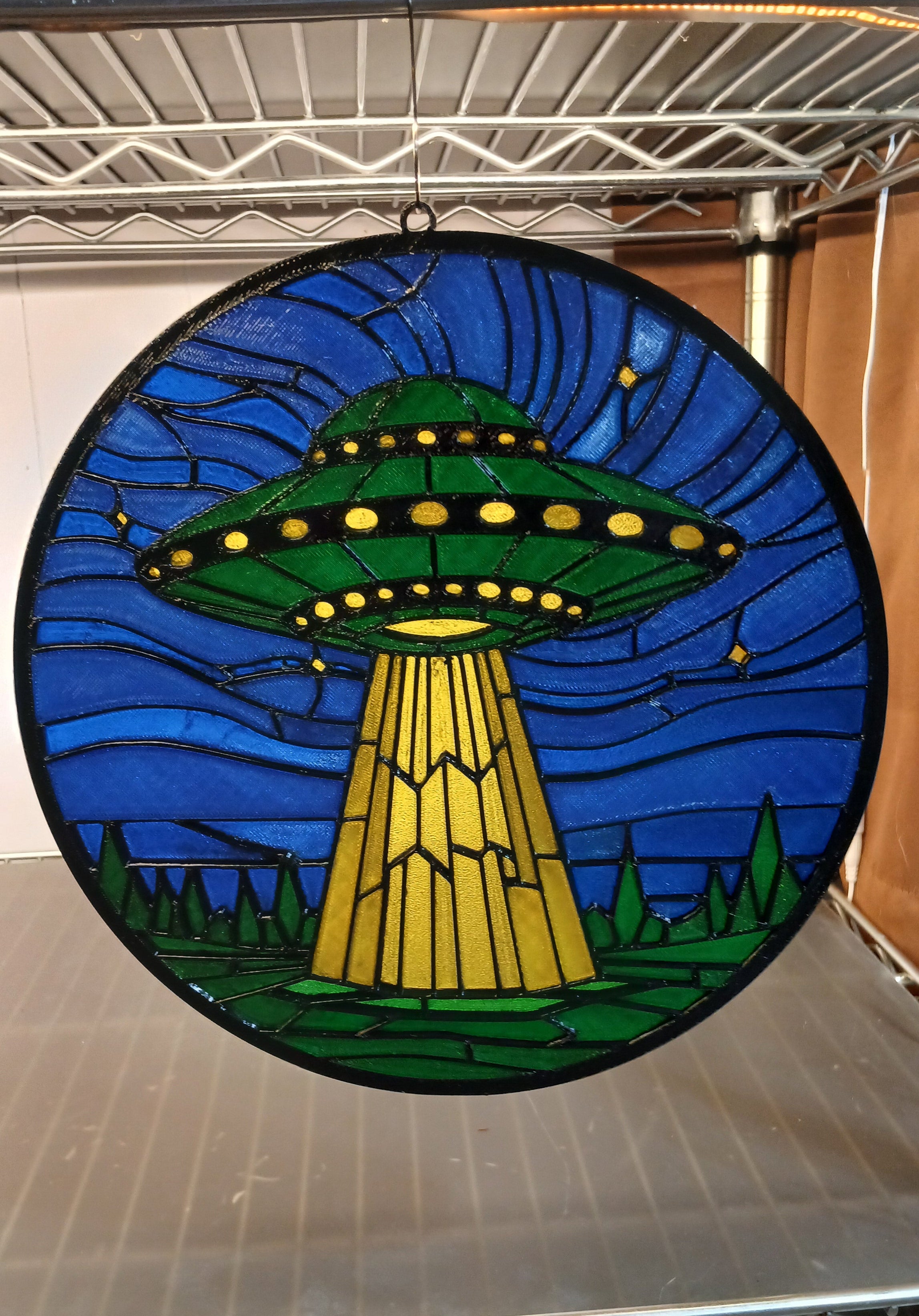 Alien Ship Sun Catcher
