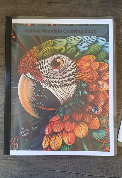 Animal Mandala Coloring Book 1