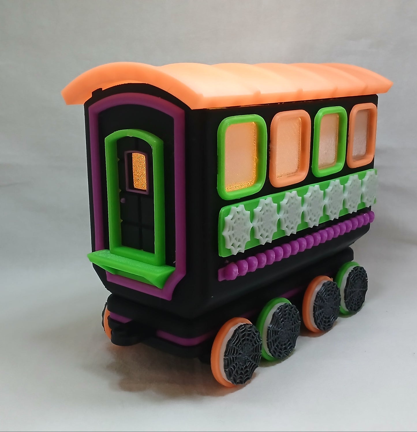 Gingerbread Halloween Train Light Up