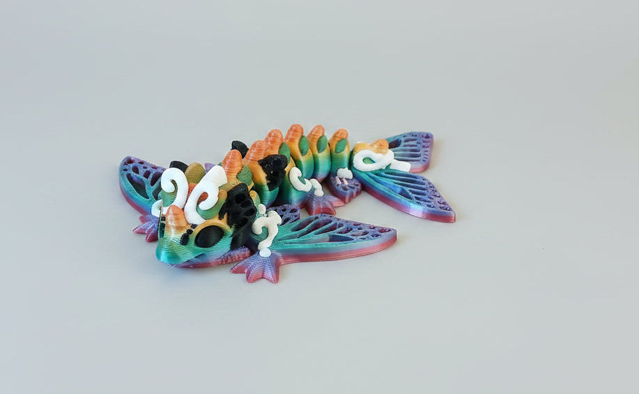 Butterfly Dragon Keychain