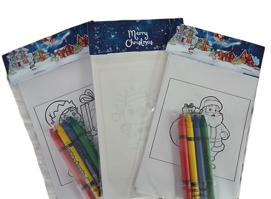 Christmas Sticker Sheets to Color – Party Favor Pack, Kids Activity, Trick or Treat Goodie Bag, DIY Coloring Stickers