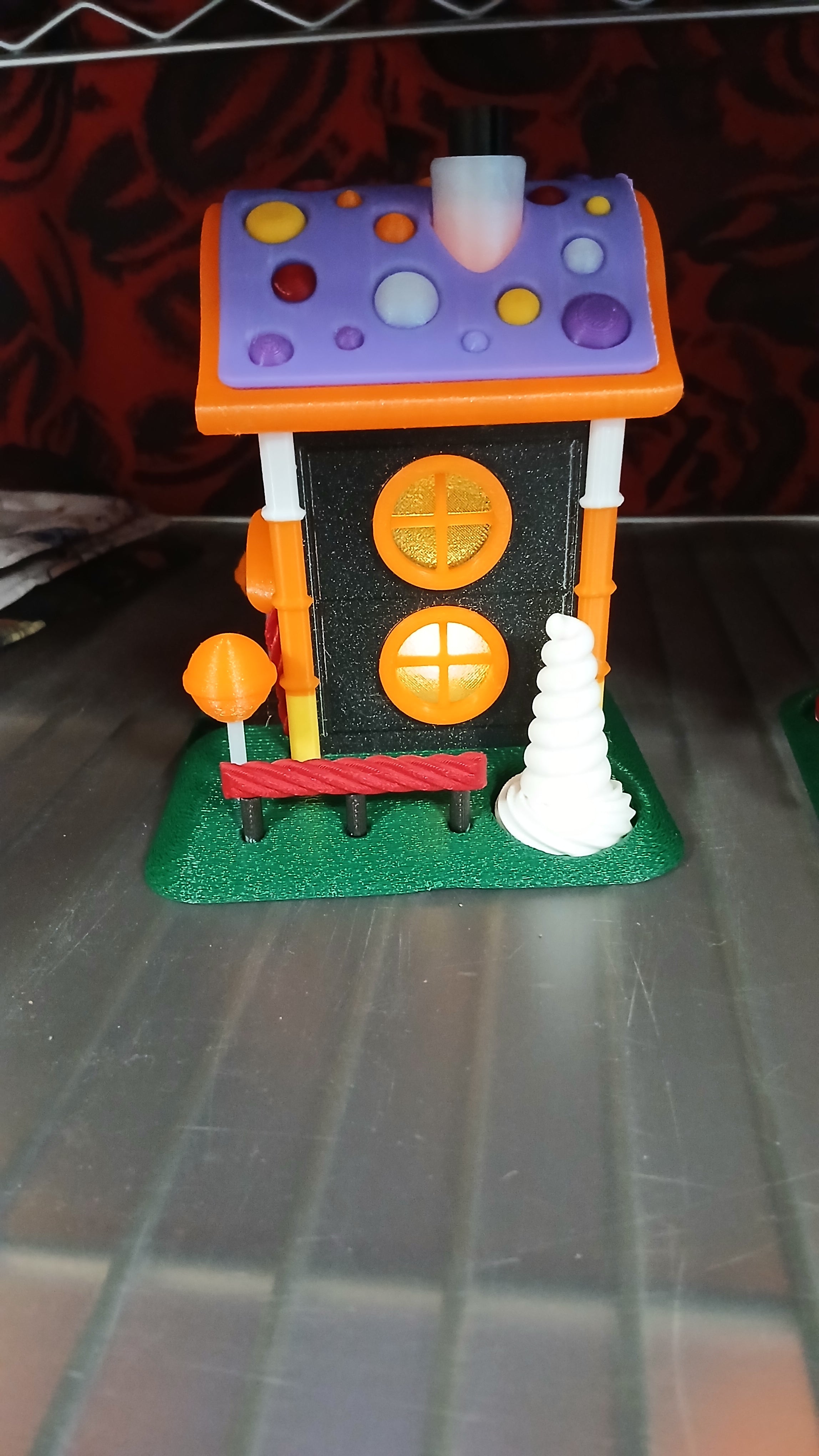 Candy House Light Up Fairy Garden Statue