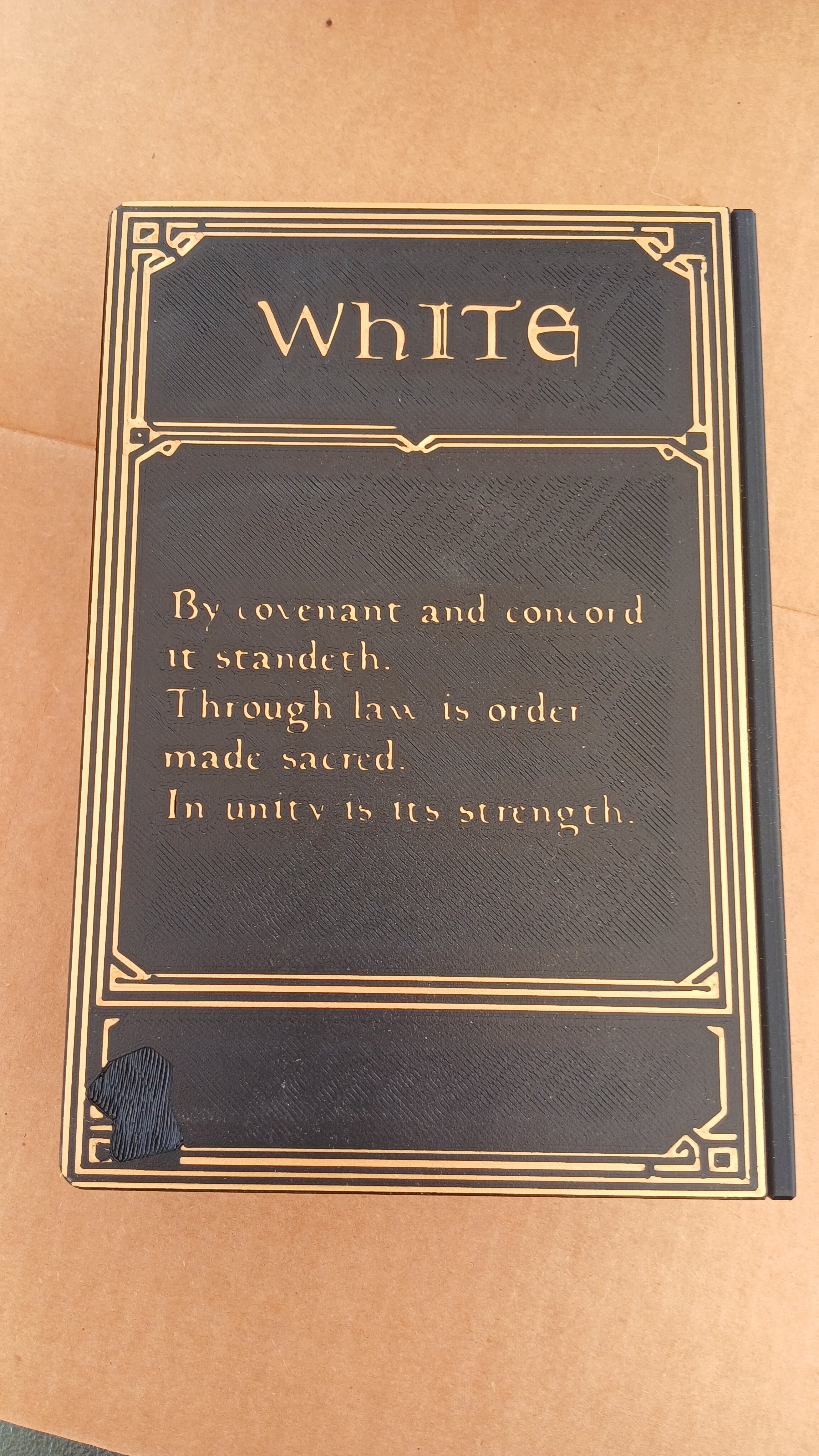 Grand Grimoire Vol I White Deck Box