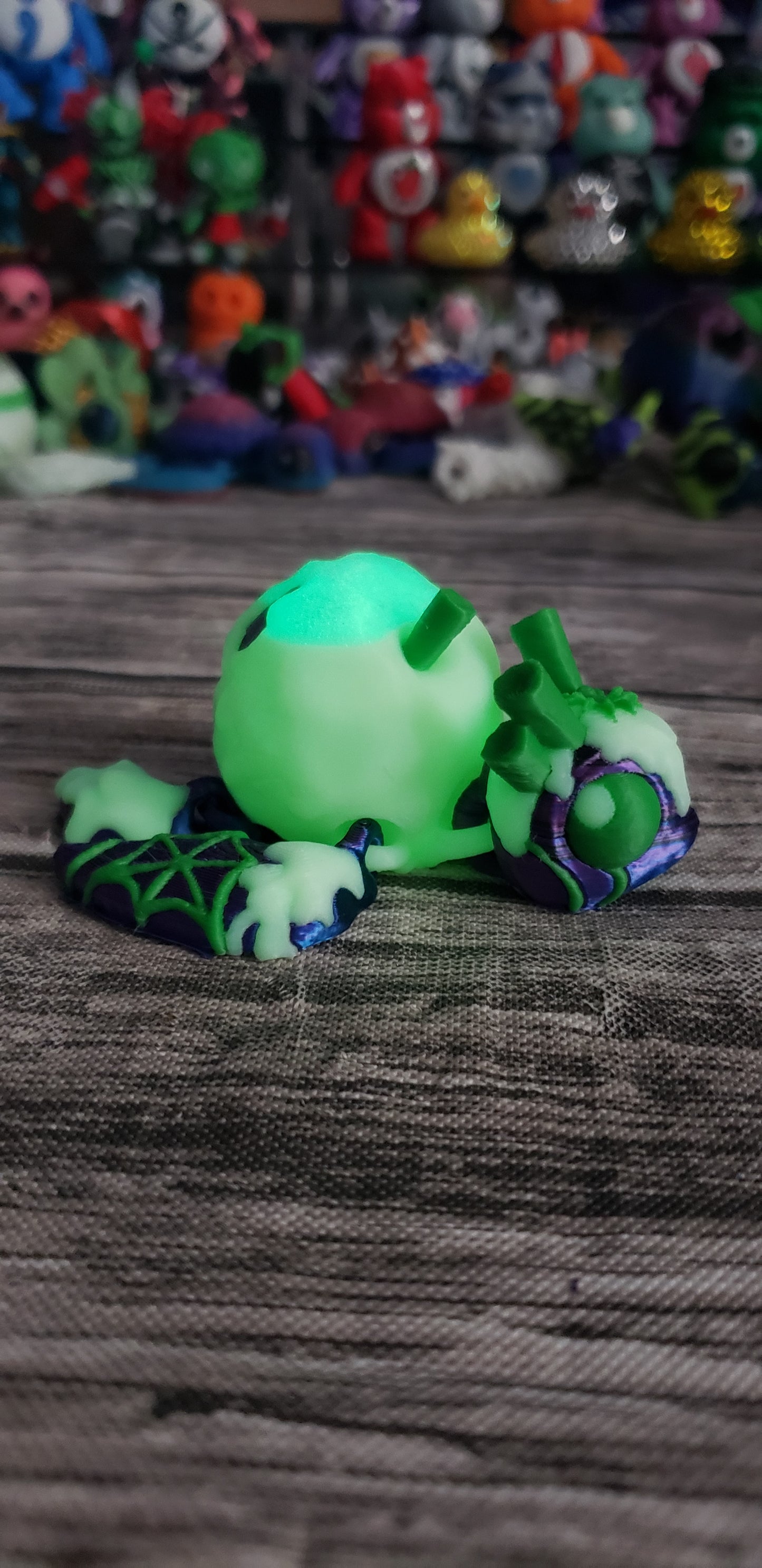 Poison Apple Turtle Fidget Statue