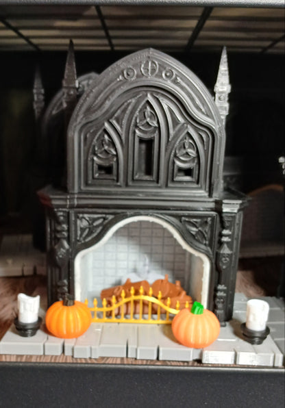 Gothic Fireplace 2 Light Up
