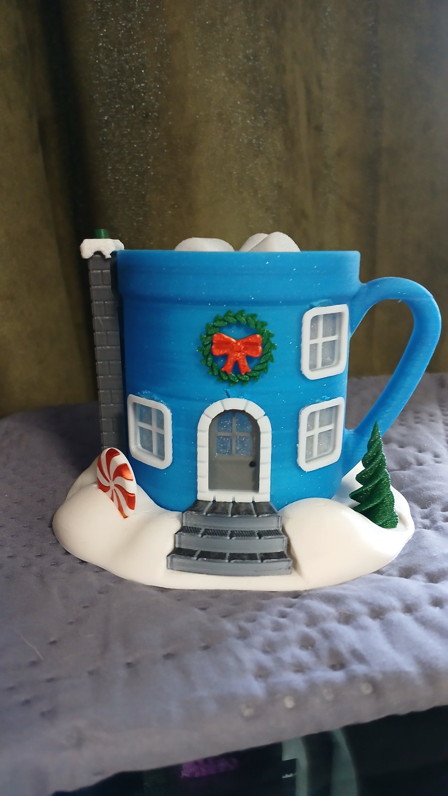 Hot Coco House 1 Light Up Fairy Garden Statue