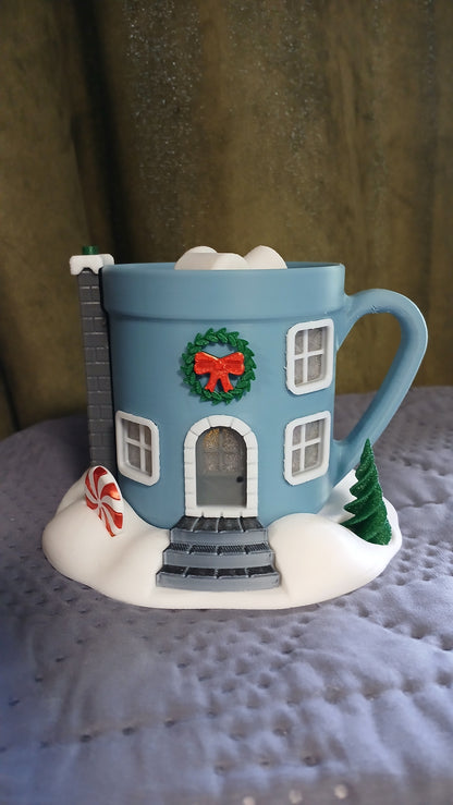 Hot Coco House 1 Light Up Fairy Garden Statue