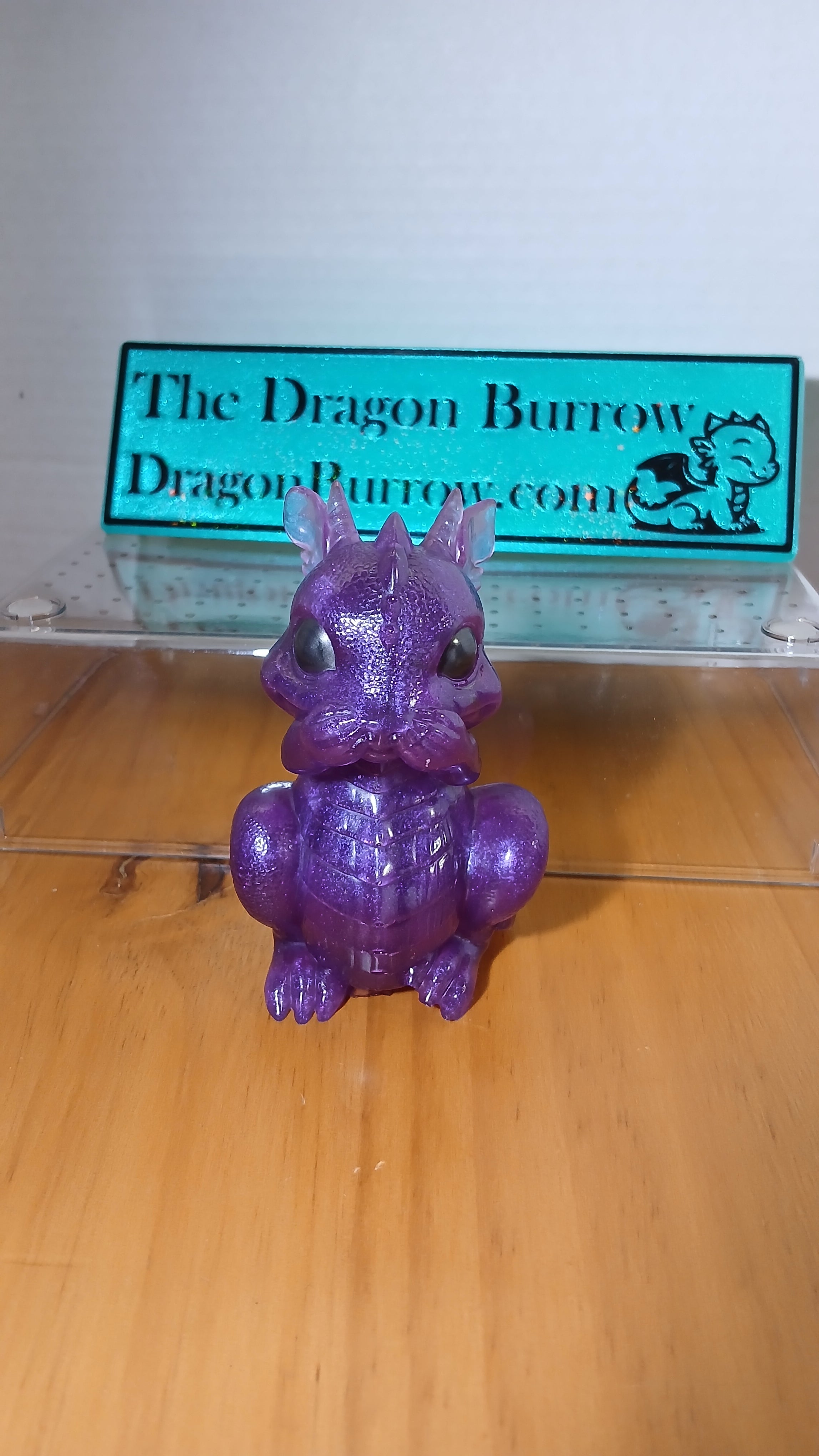 Hear No, Speak No, See No Evil Dragon Set | Purple