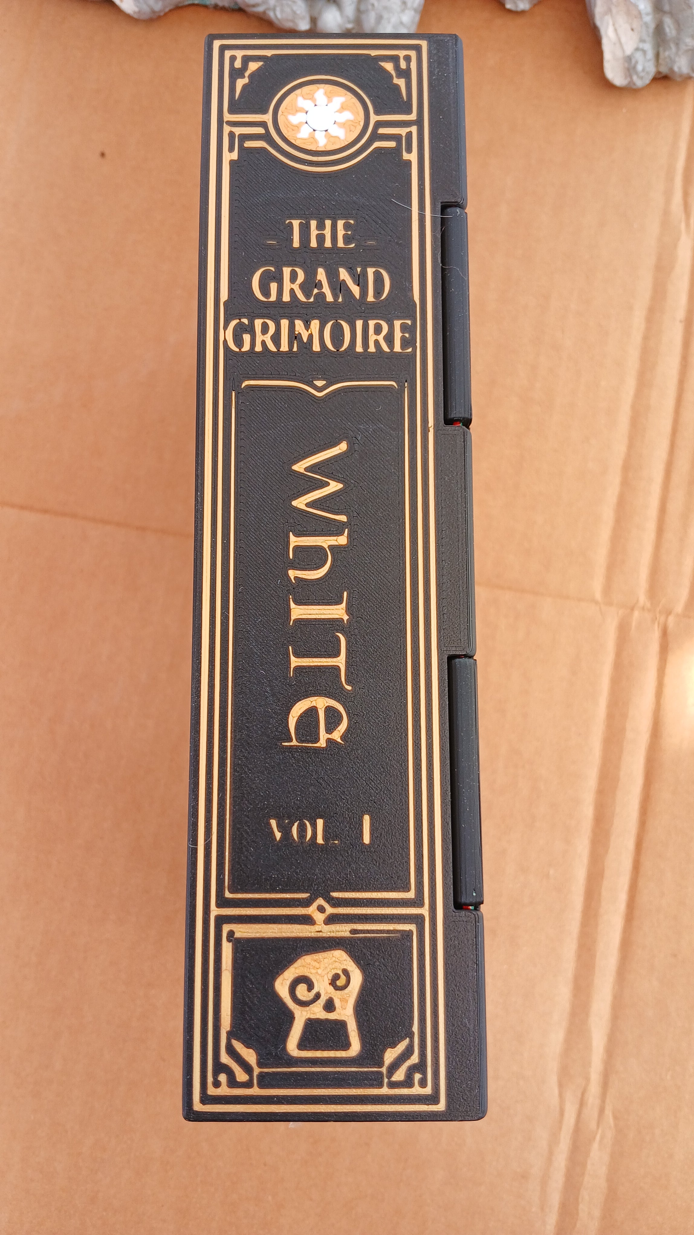 Grand Grimoire Vol I White Deck Box