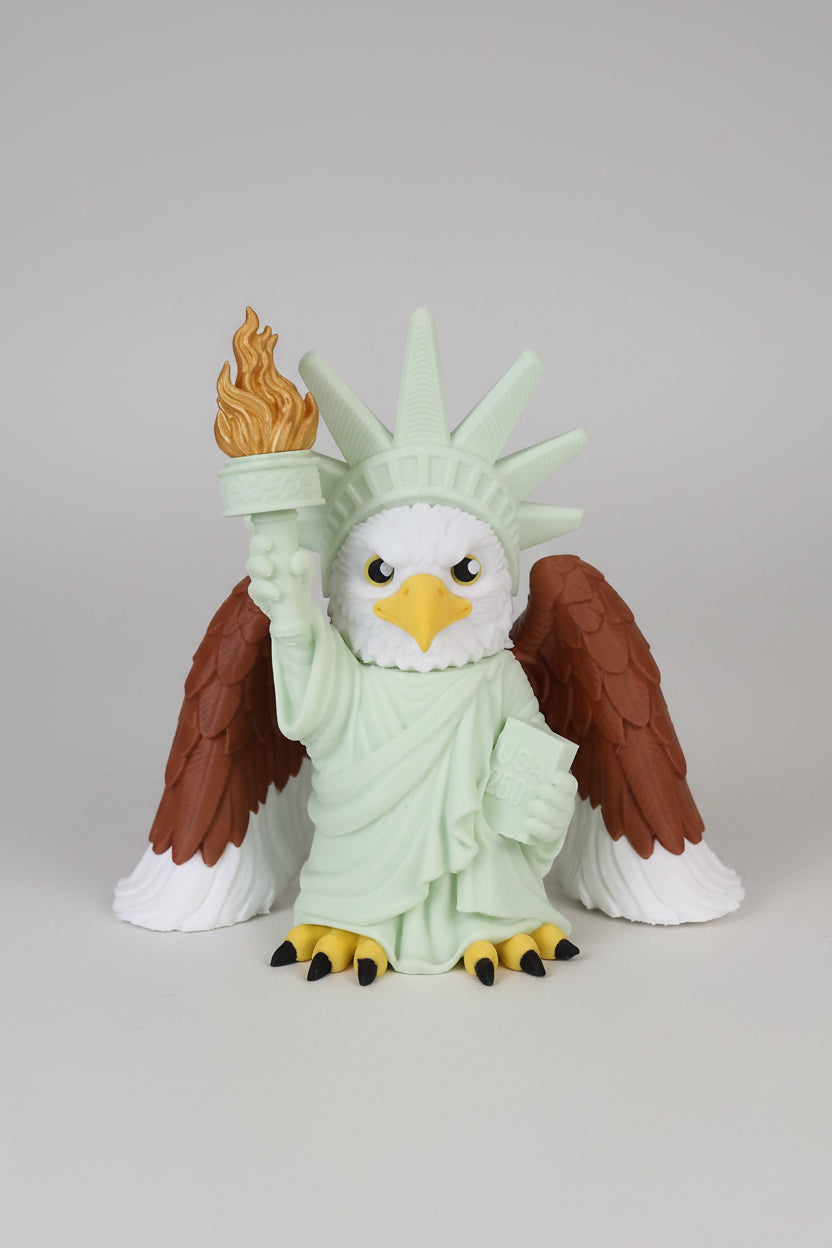 Patriotic Eagle Statue