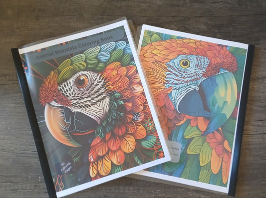 Animal Mandala Coloring Book 1