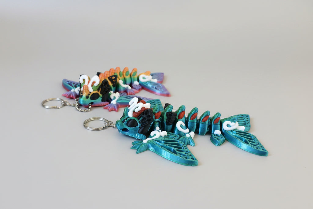 Butterfly Dragon Keychain