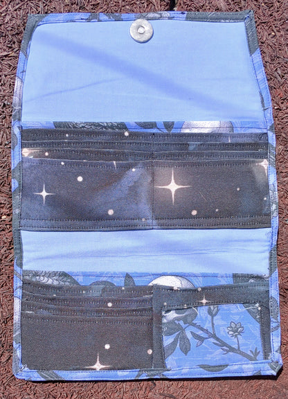 Raven on Purple Wallet