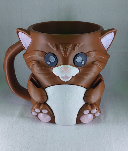 Cuddles the Cat Ice Pint Holder
