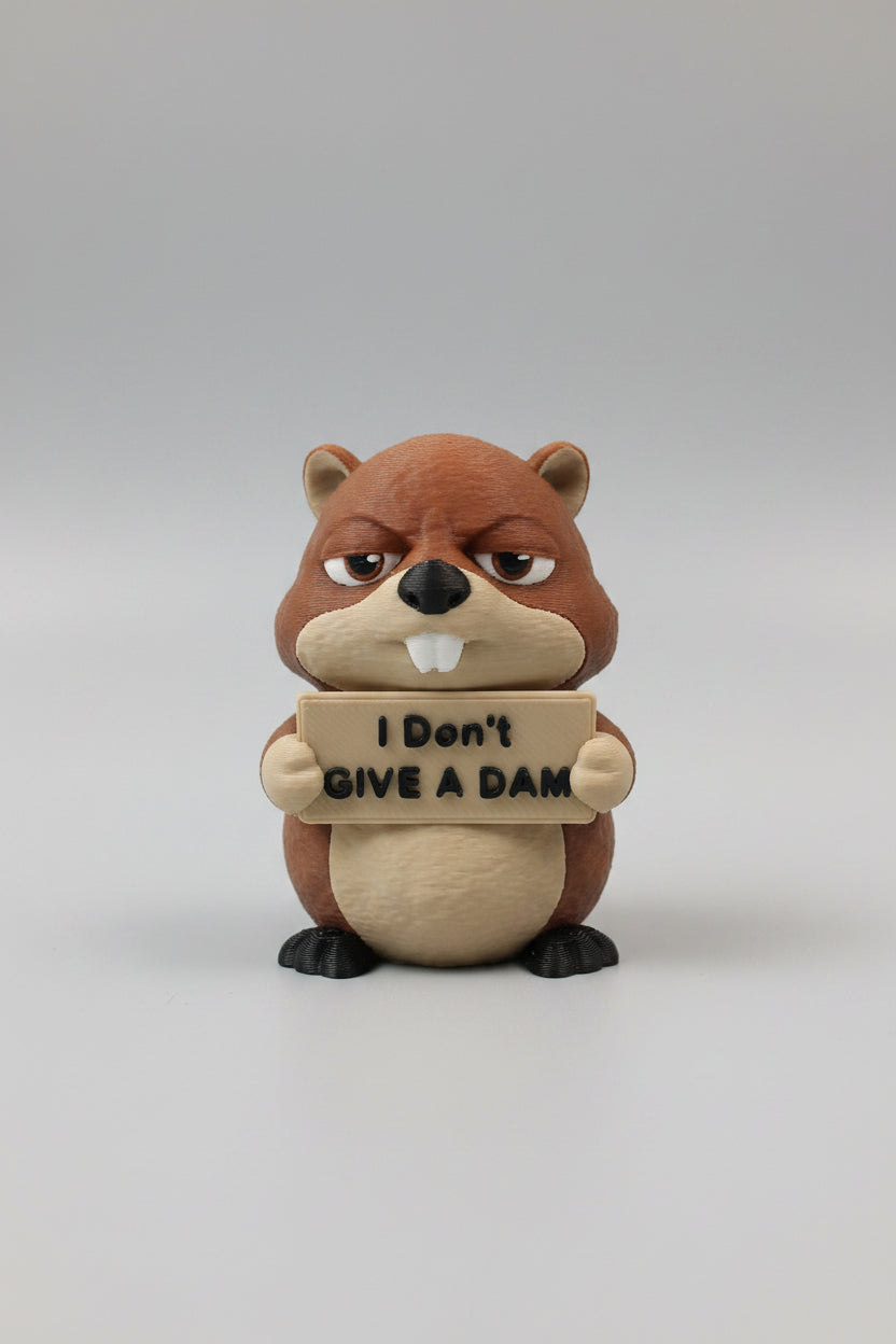 Animals With Attitude Beaver Collectible Statue
