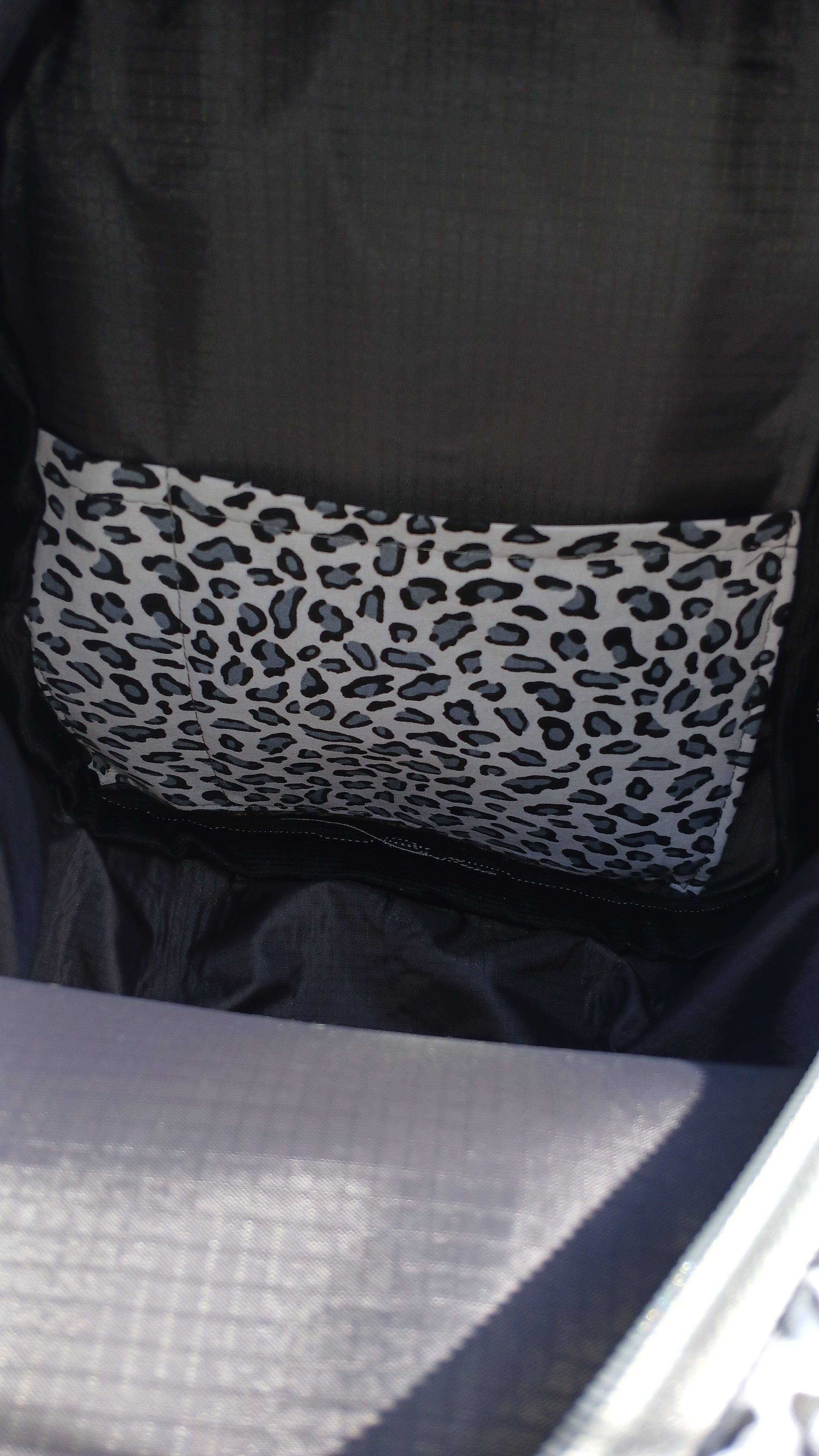 Snow Leopard Backpack Purse
