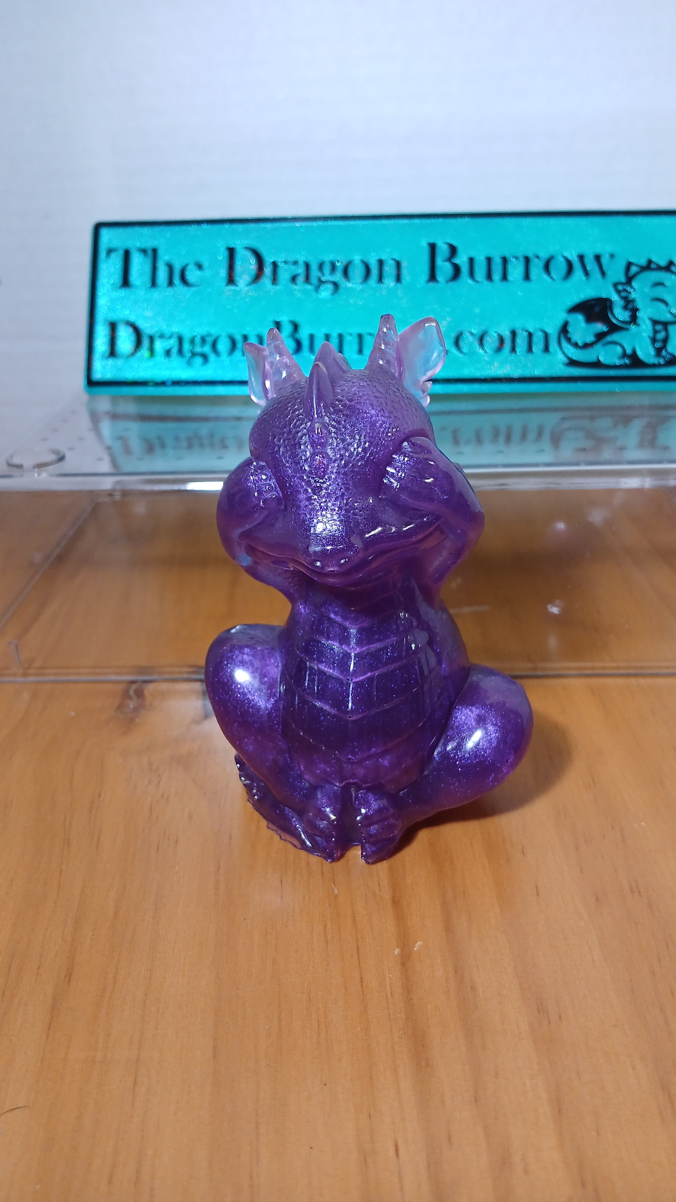 Hear No, Speak No, See No Evil Dragon Set | Purple