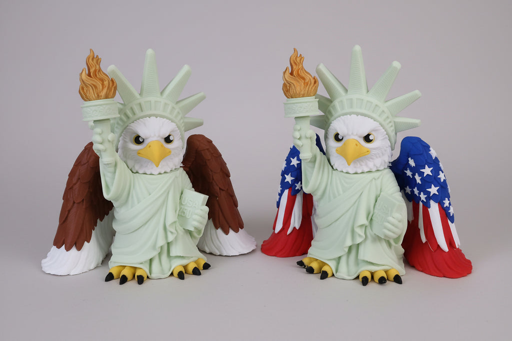 Patriotic Eagle Statue