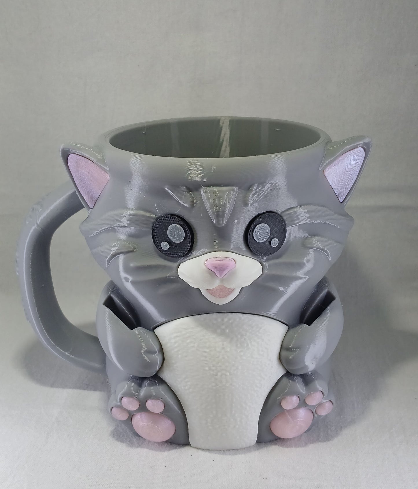 Cuddles the Cat Ice Pint Holder