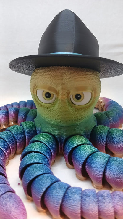 Cowboy Octopus Fidget Statue | Large