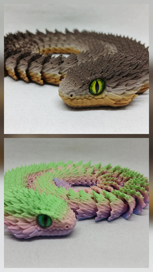 Articulated Bush Viper Snake