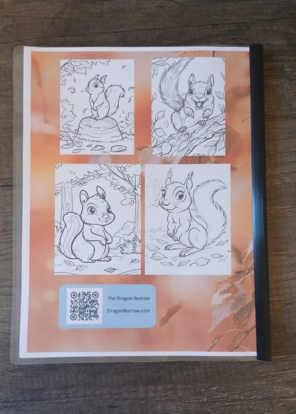 Squirrels Only Coloring Book