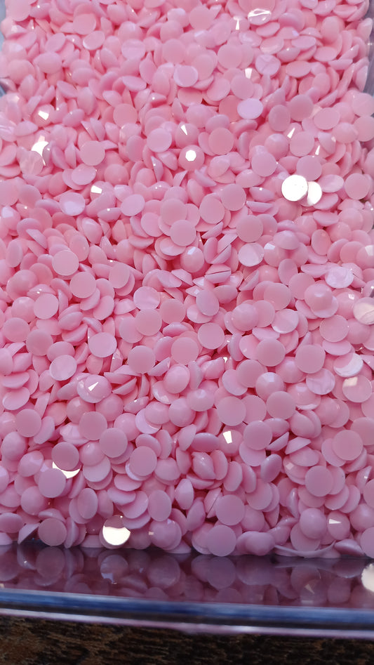 Pink Resin Flatback Rhinestones