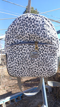 Snow Leopard Backpack Purse